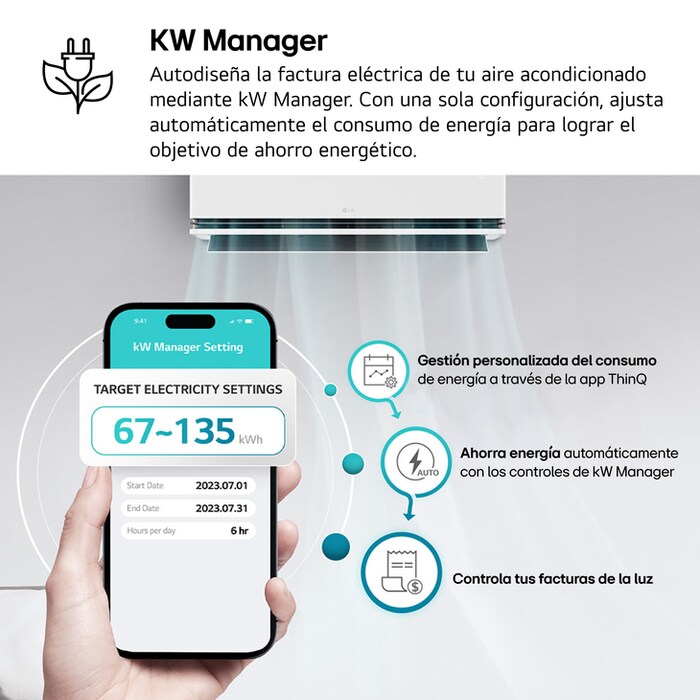 LG DualCool® 12M: Aire Acondicionado A+++/A++, Control Consumo Futuro, WIFI, MAGNA12M.SET